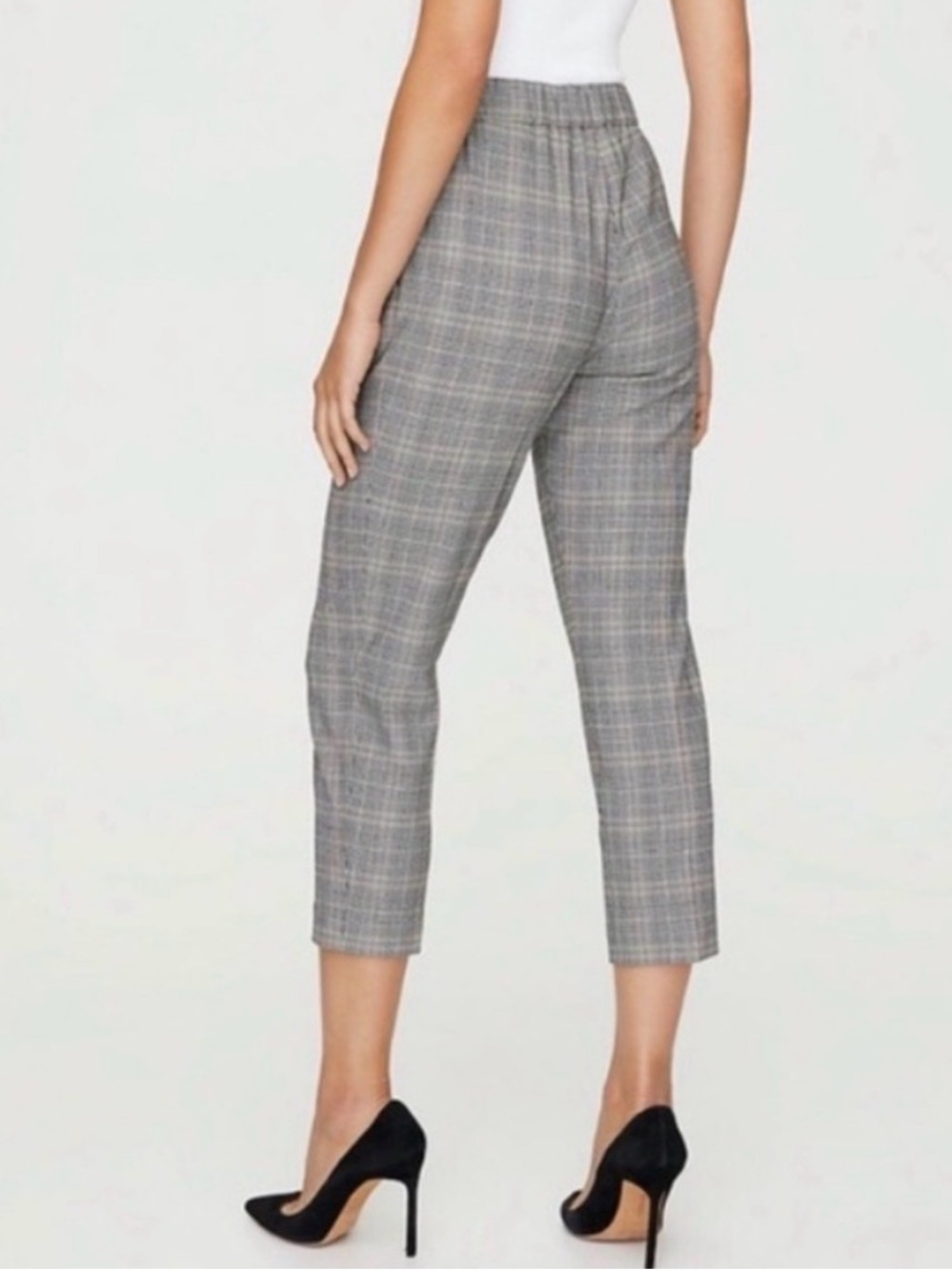 4 for $25- Aritzia Babaton Conan Pants Grey Brown Straight Leg Trousers - Picture 7 of 10